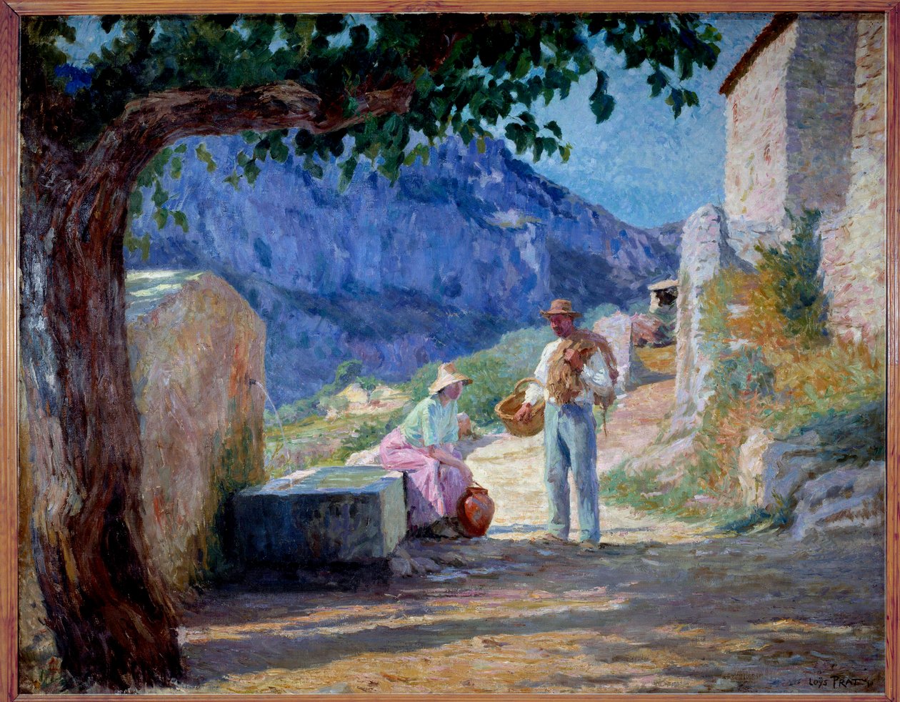Mösyö Prat ve kızı by Loys Prat