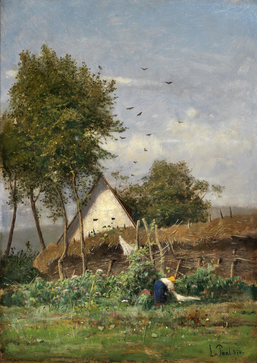 bahçıvanlık yaparken by László Paál