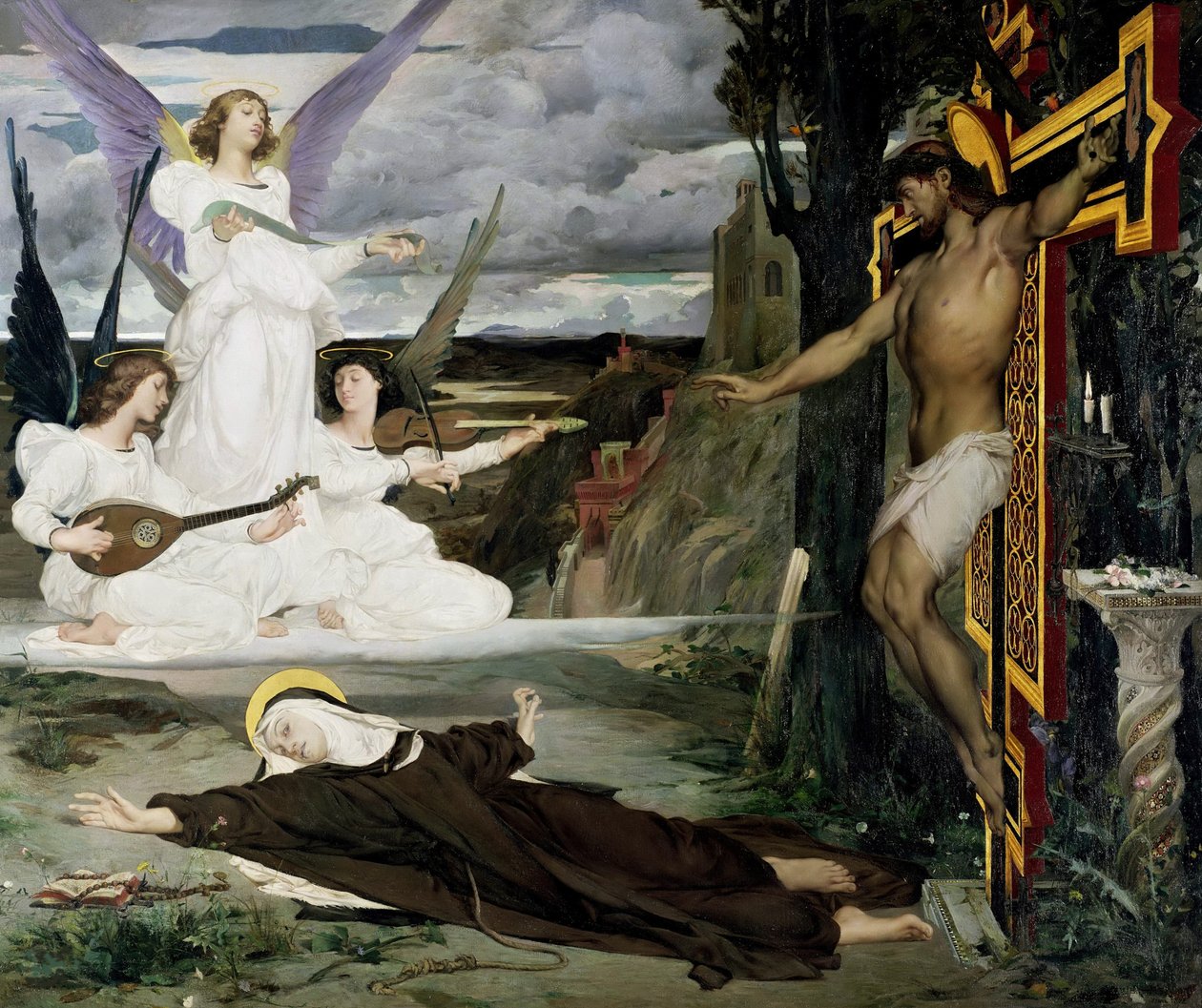 Vizyon, 1872. by Luc Olivier Merson