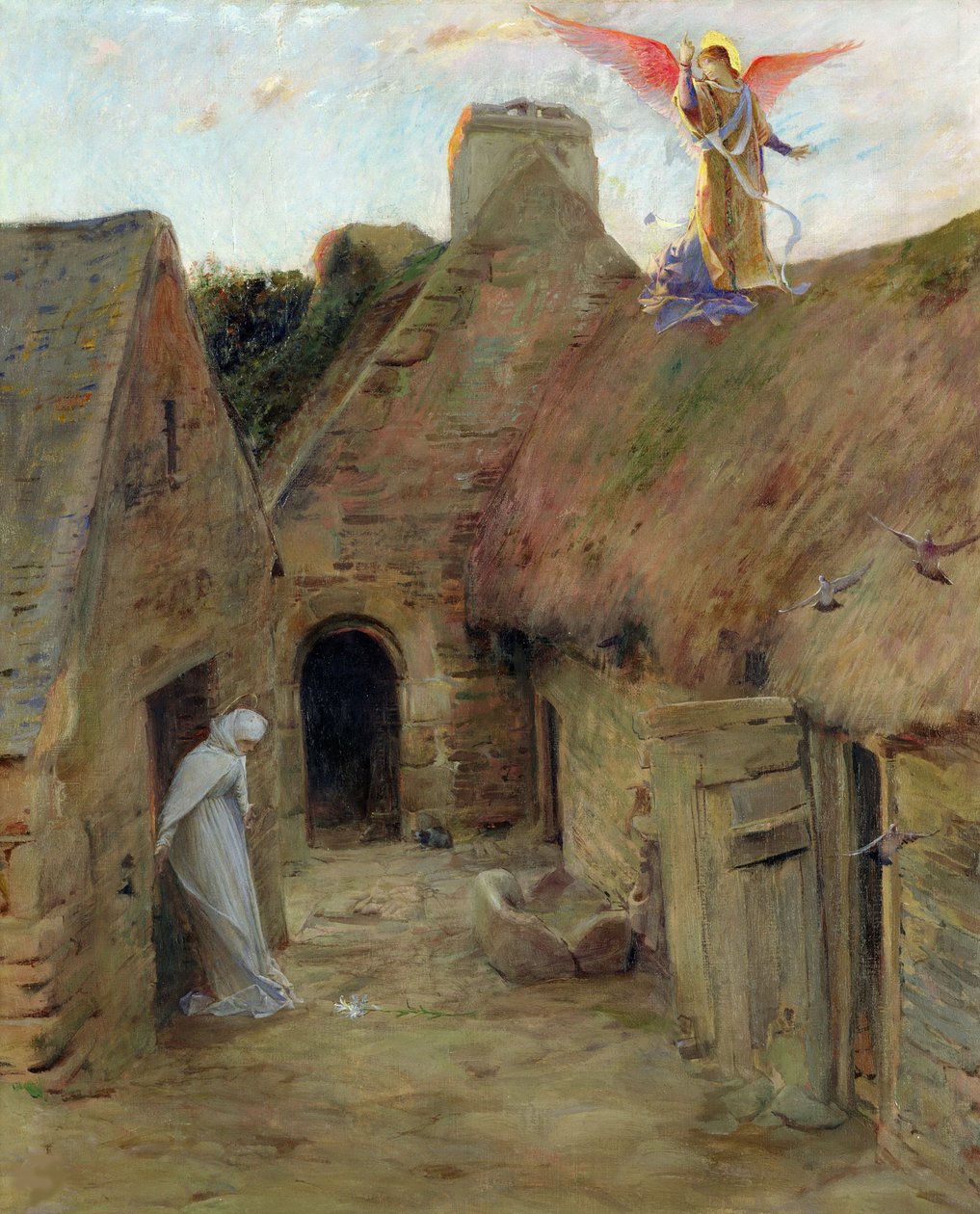 Müjde, 1908. by Luc Olivier Merson