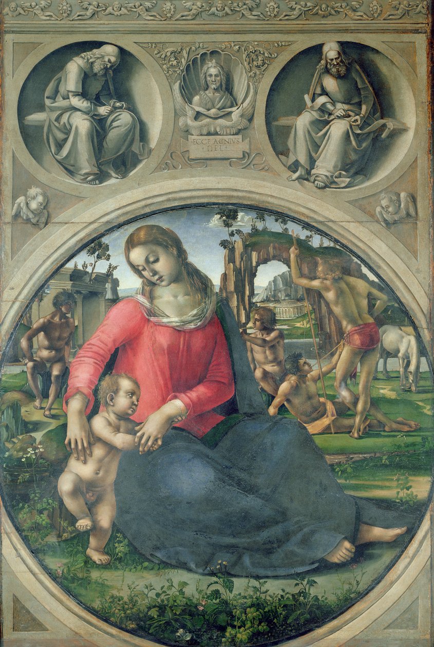 Madonna ve Çocuk, 1490-95 by Luca Signorelli