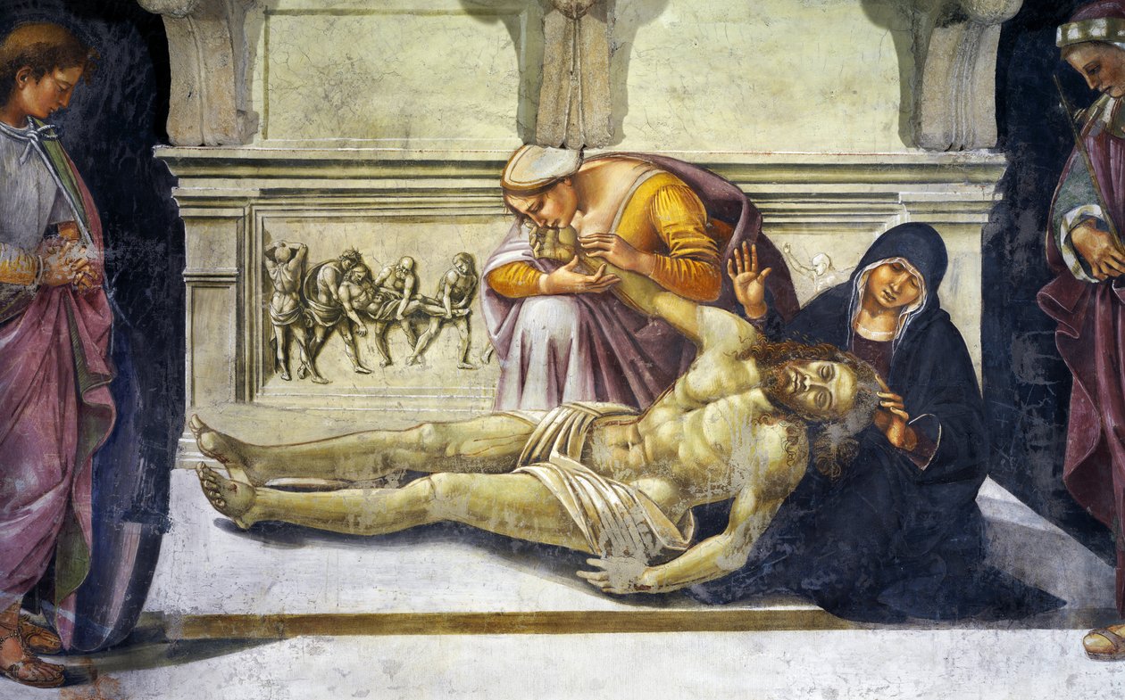 Ölü İsa üzerine ağıt by Luca Signorelli