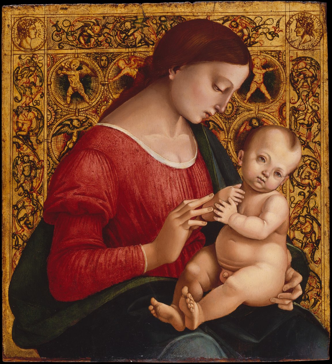 Madonna ve Çocuk, ca. 1505-7. by Luca Signorelli