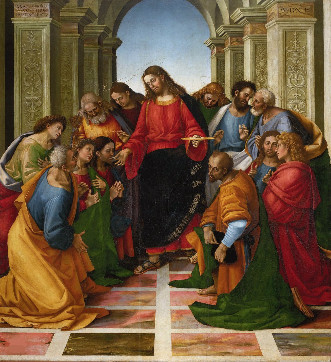 Havarilerin Cemaati, 1512. by Luca Signorelli