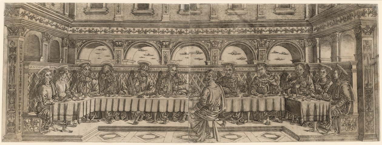 Son Akşam Yemeği (çift) by Lucantonio degli Uberti