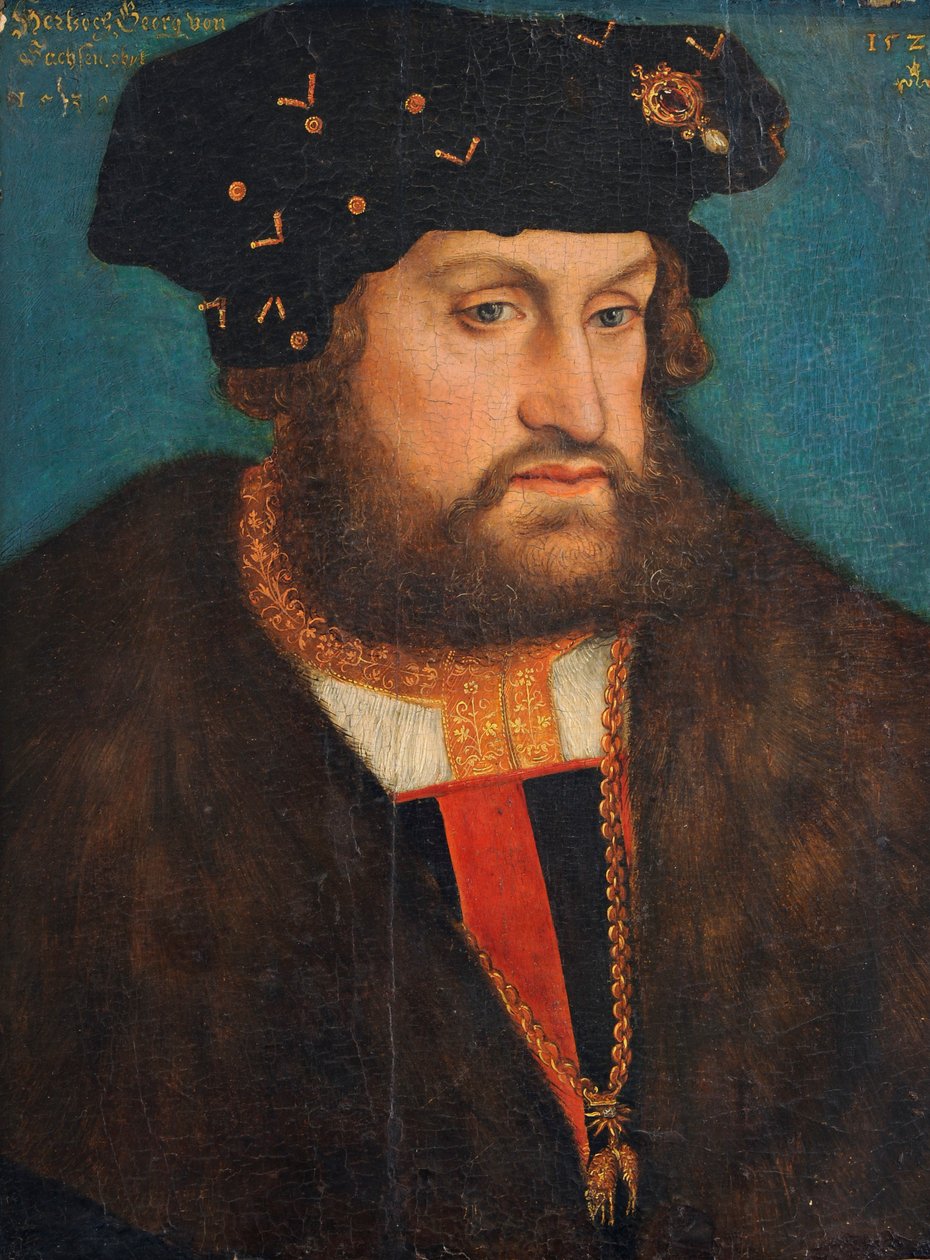 Saksonya Dükü George by Lucas Cranach the Elder