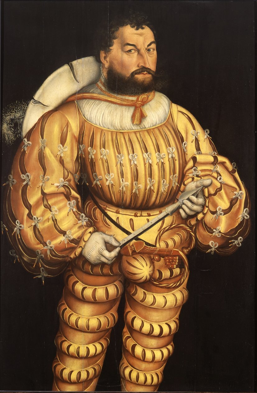Saksonya Dindarı Dük Heinrich by Lucas Cranach the Elder