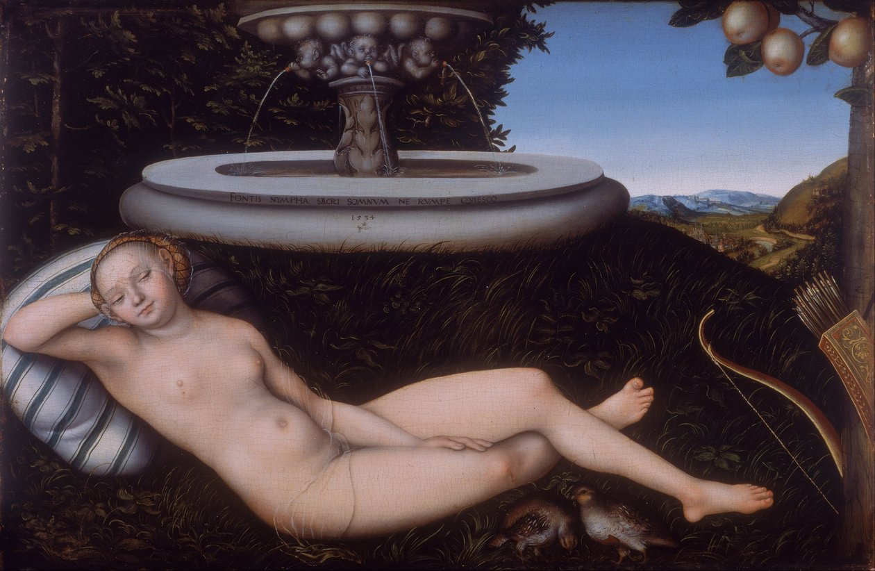 Çeşmenin Perisi by Lucas Cranach the Elder