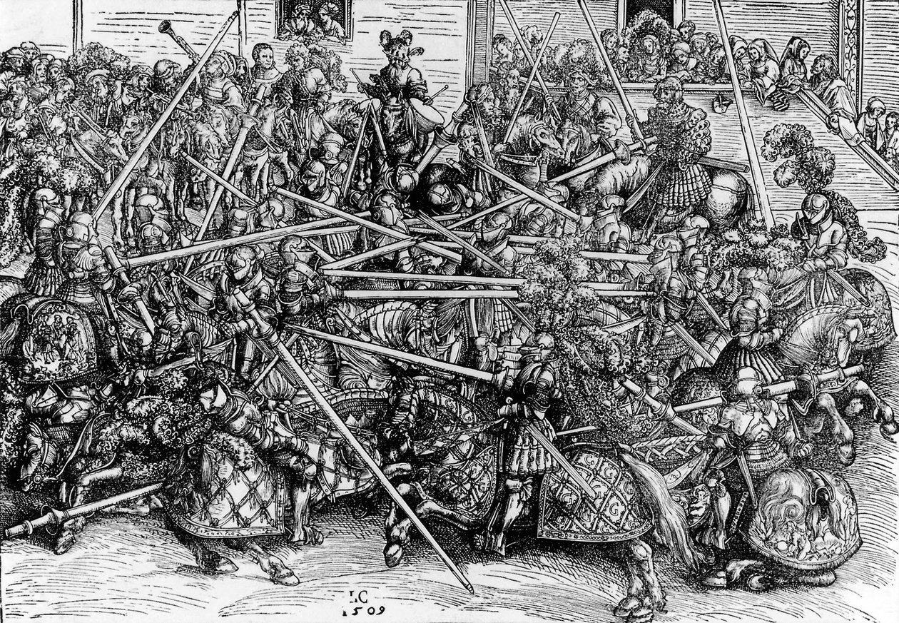 üçüncü turnuva by Lucas Cranach the Elder