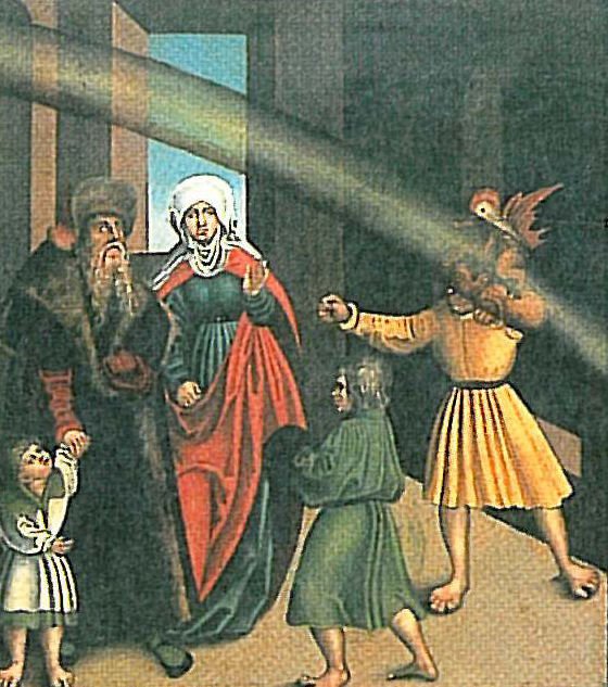 On Emir 4. Emir detayı by Lucas Cranach the Elder