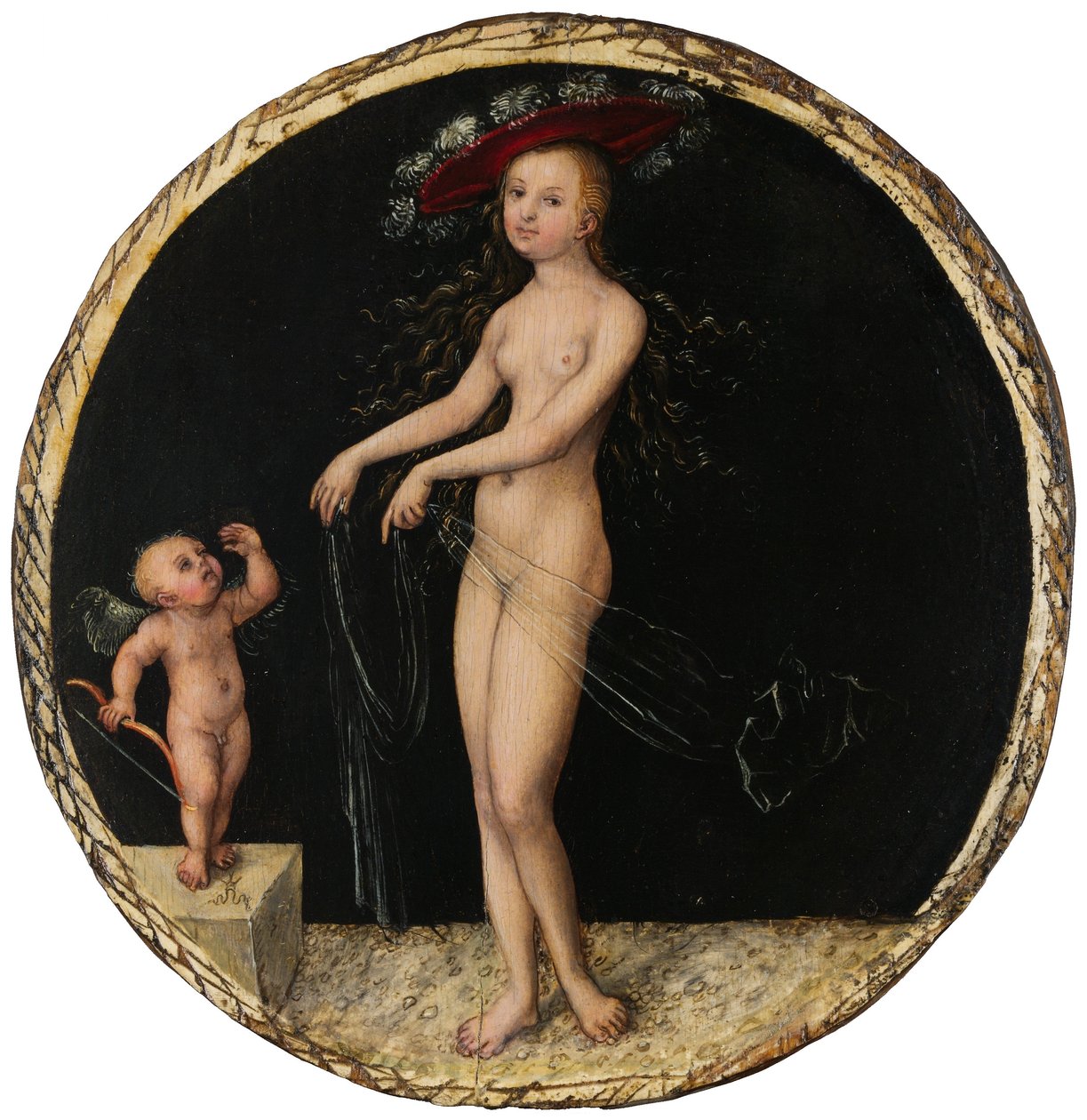 Venüs ve Aşk Tanrısı by Lucas Cranach the Elder
