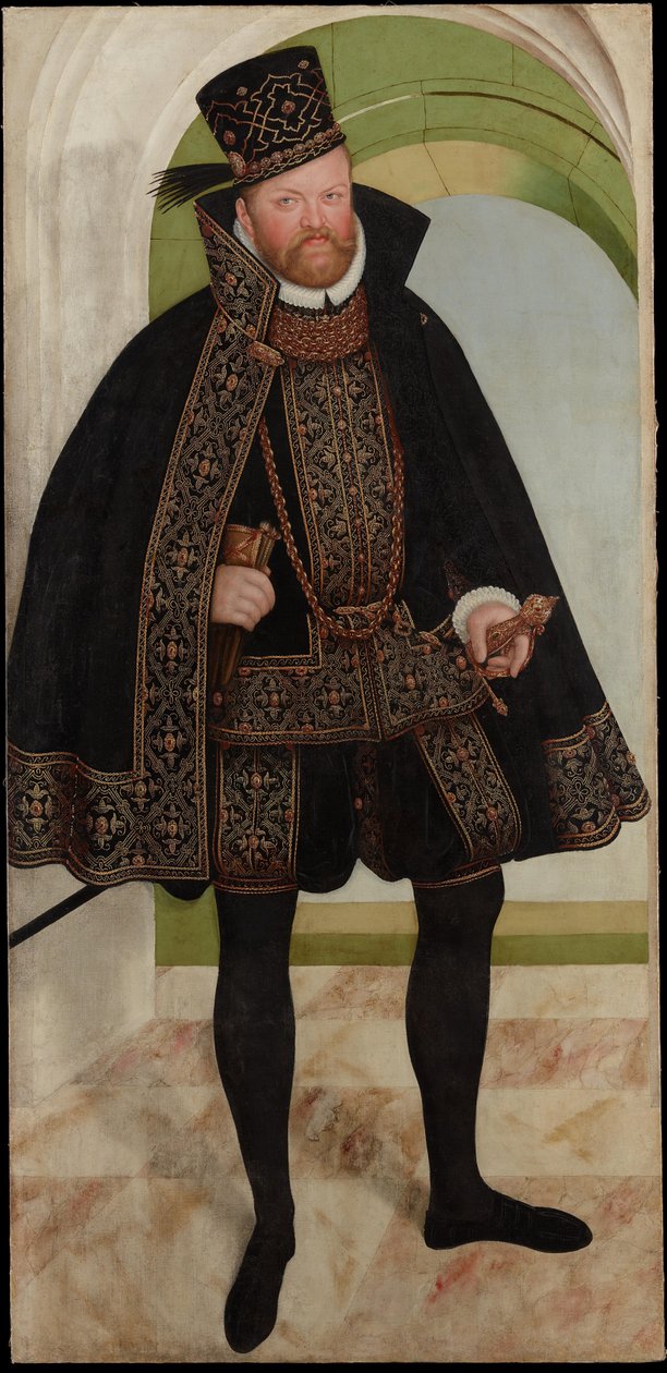 Ağustos, Saksonya Seçmeni (1526-1586) by Lucas Cranach the Younger  