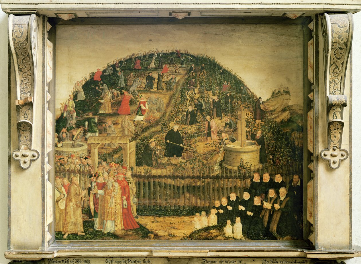 Rabbin Bağı, 1569 by Lucas Cranach the Younger