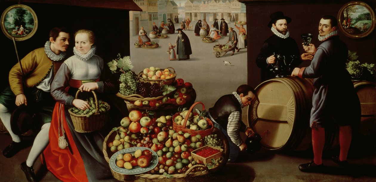 Meyve marketi by Lucas van Valckenborch