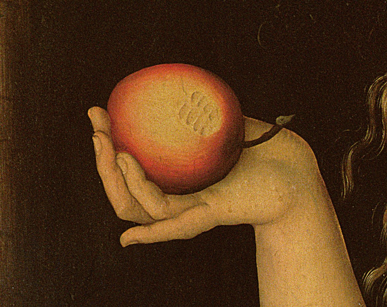 Havva, 1528 (9629 detayı) by Lucas Cranach the Elder