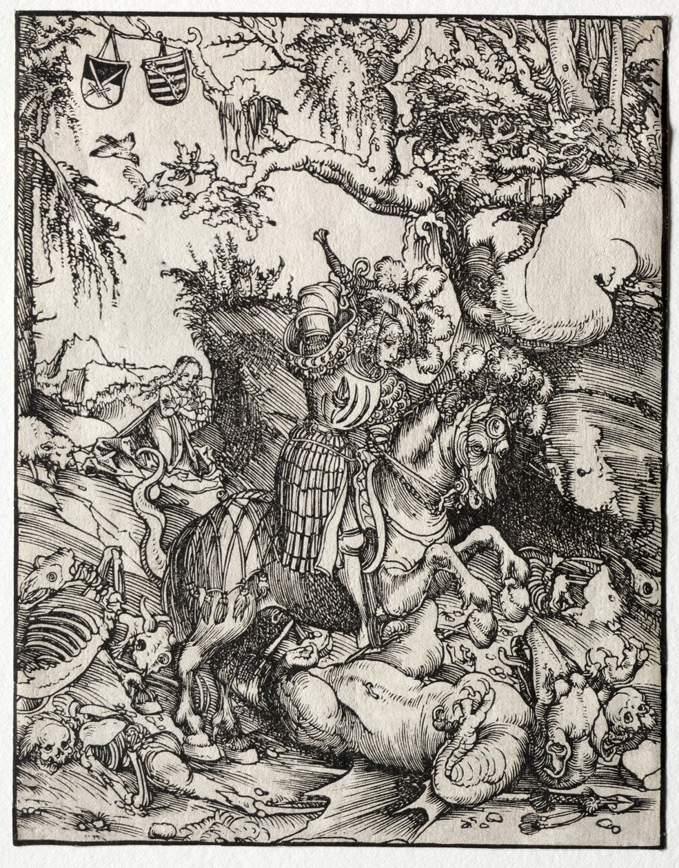 Aziz George Ejderhayı Öldürüyor by Lucas Cranach