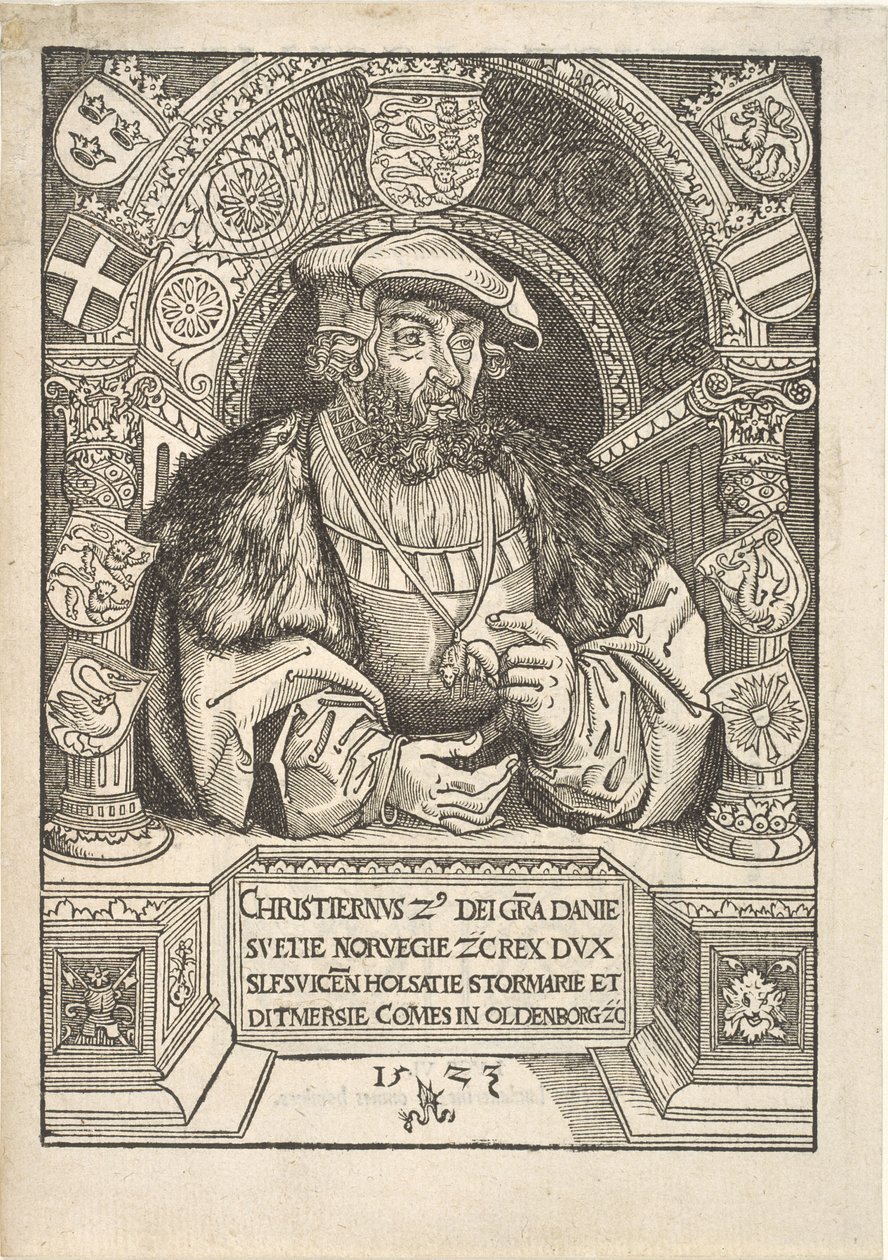 Danimarka Kralı II. Christian by Lucas Cranach d.Æ.