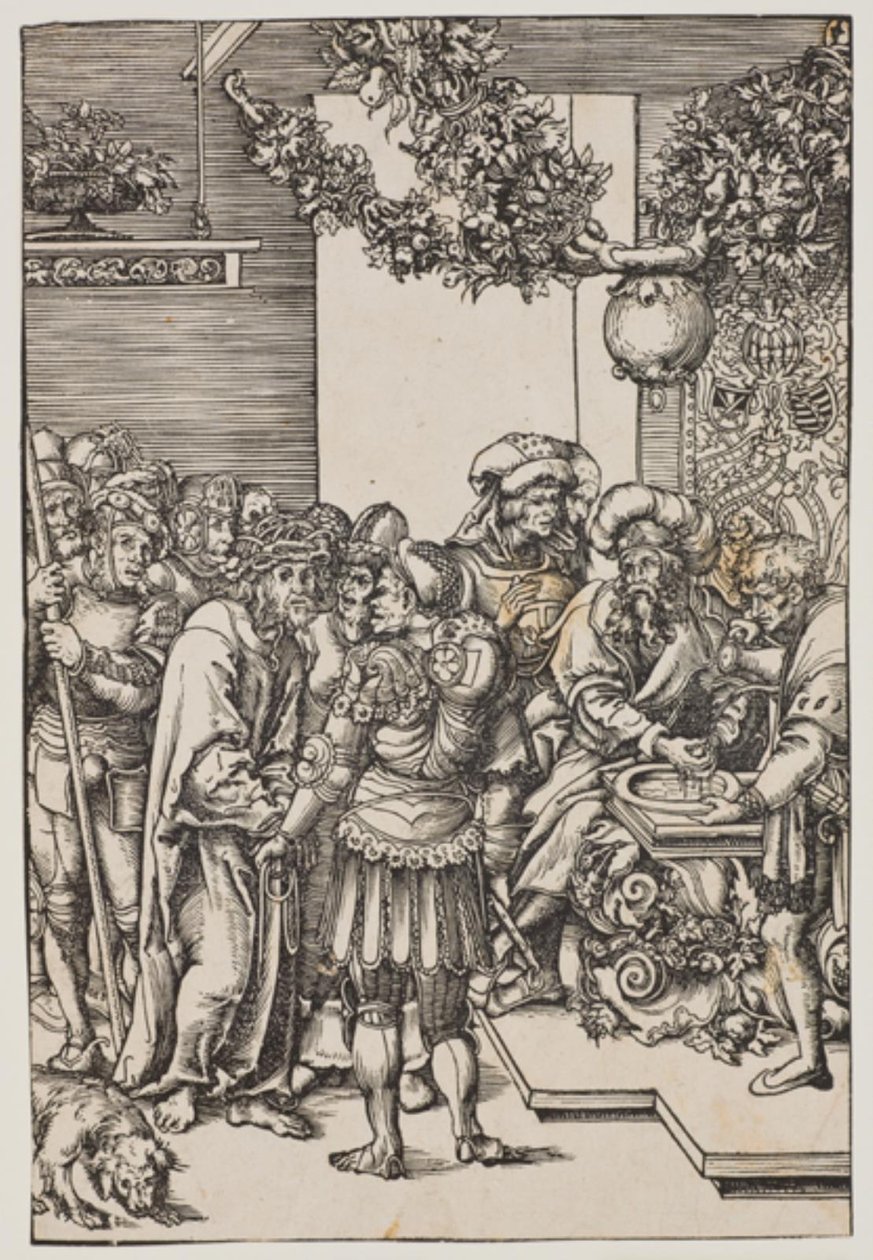 Pilatus Ellerini Yıkar by Lucas Cranach d.Æ.