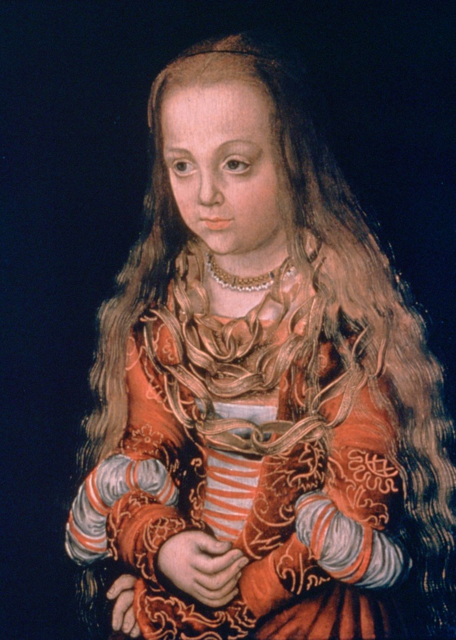 Saksonya Prensesi, c1517 by Lucas Cranach the Elder