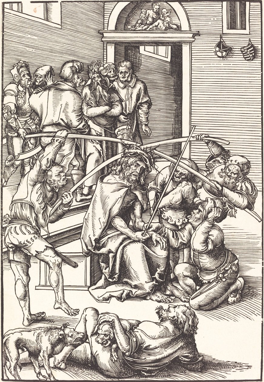 Dikenlerle Taçlandırılan İsa by Lucas Cranach the Elder