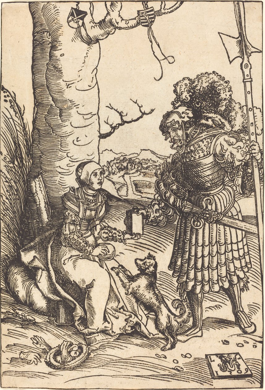 David ve Abigail by Lucas Cranach the Elder