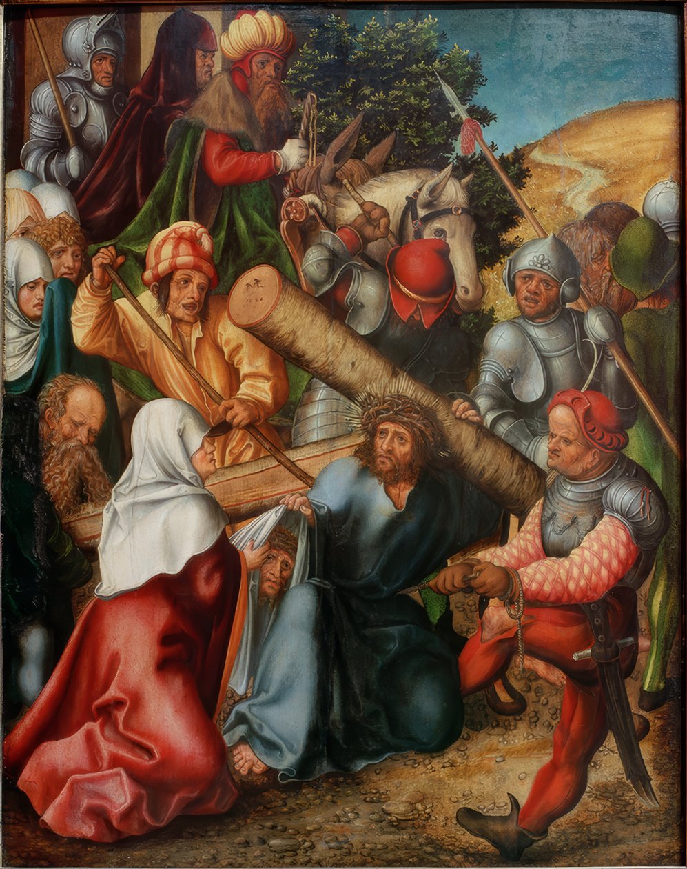 Haç taşımak by Lucas Cranach the Elder