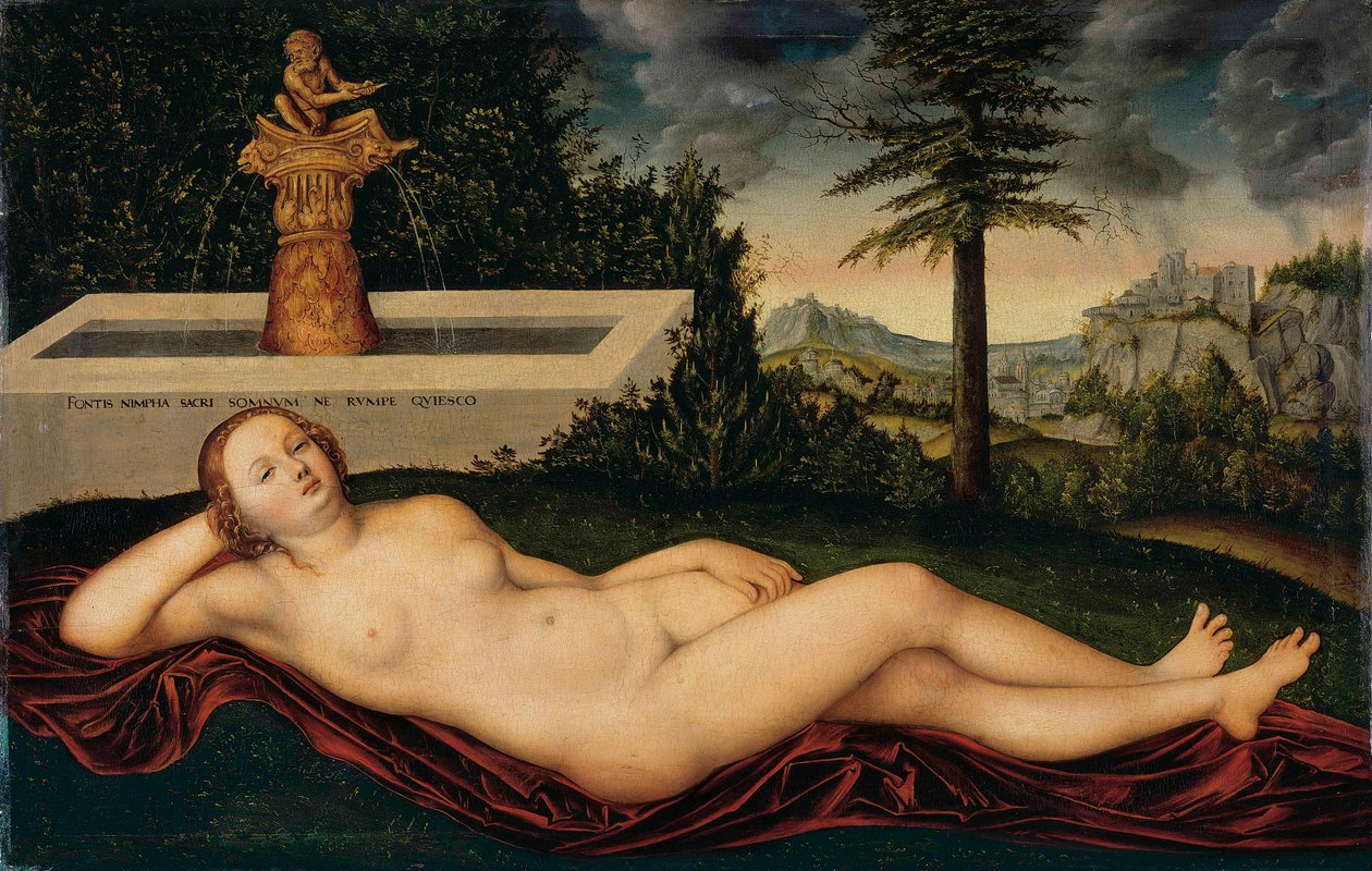 Kuyudaki bahar perisi by Lucas Cranach the Elder