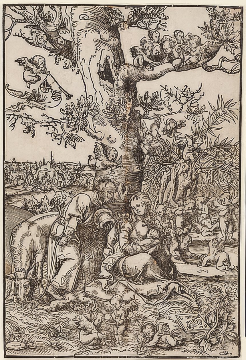 Koşarken dinlenin by Lucas Cranach the Elder