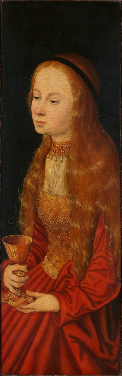 Aziz Barbara, 16. yüzyılın başları.. by Lucas Cranach the Elder