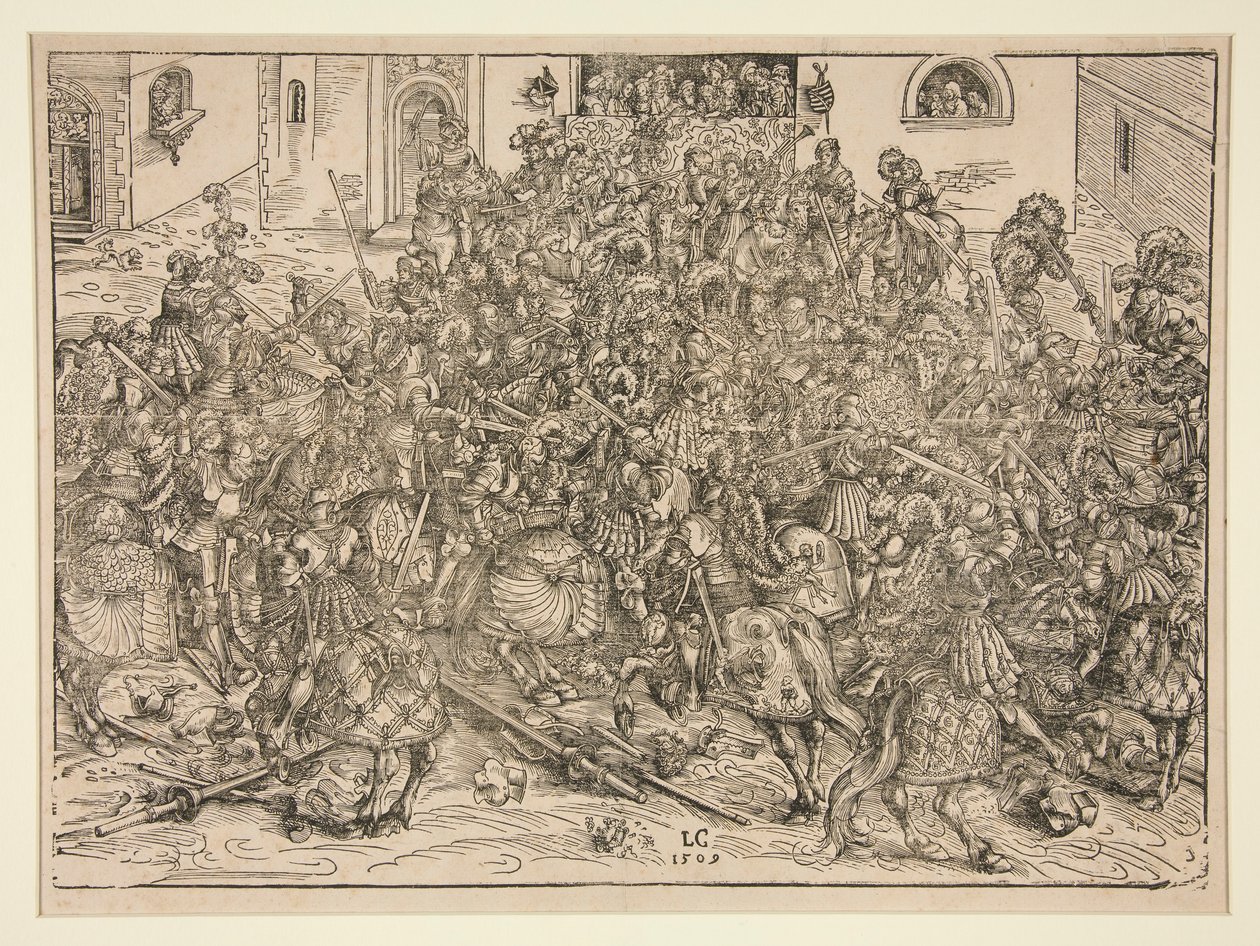 Dördüncü Turnuva by Lucas Cranach the Elder