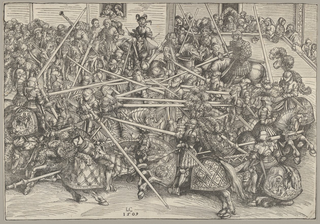 Üçüncü Turnuva, 1509. by Lucas Cranach the Elder