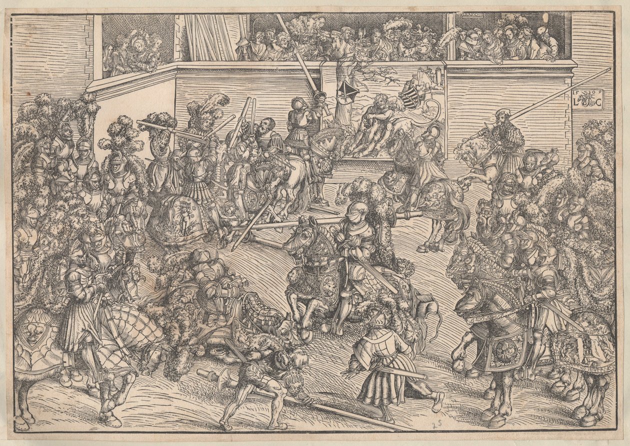 Turnuva, 1509 by Lucas Cranach the Elder