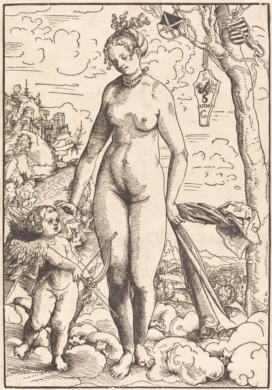 Venüs ve Aşk Tanrısı by Lucas Cranach the Elder