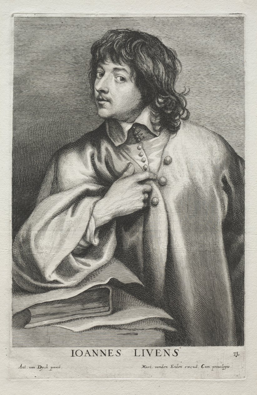 Jan Lievens by Lucas Emil Vorsterman