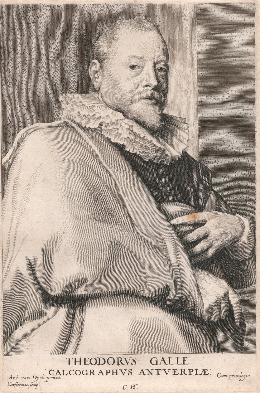 Theodore Galle, Anversli Oymacı by Lucas Vorsterman