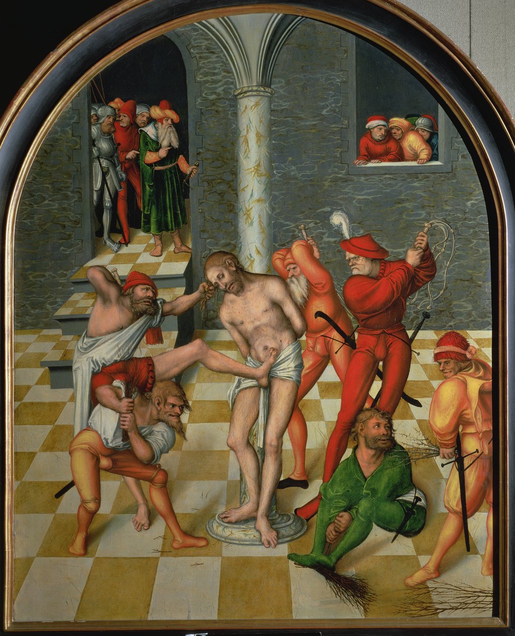 İsa'nın Kırbaçlanması by Lucas the Elder Cranach