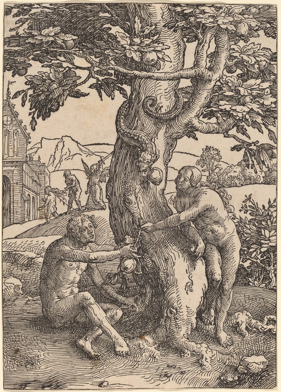 Adem ve Havva by Lucas van Leyden