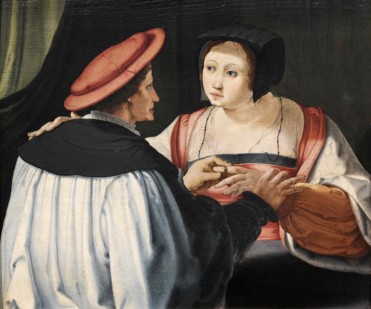 Nişanlı Nişanlı, c. 1525. by Lucas van Leyden