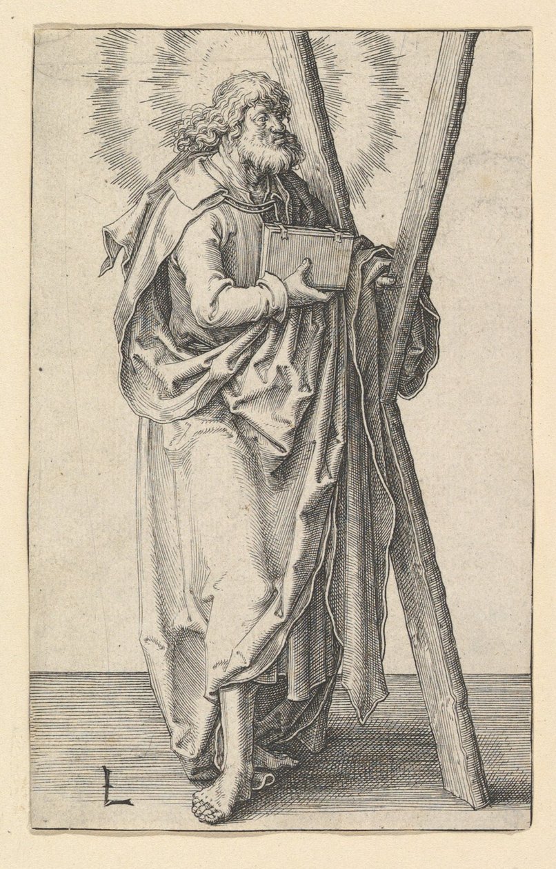 Aziz Andrew, yaklaşık 1510. by Lucas van Leyden