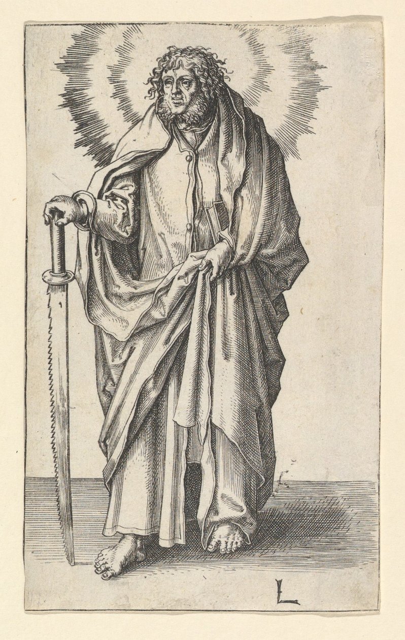 Aziz Simon, yaklaşık 1510. by Lucas van Leyden