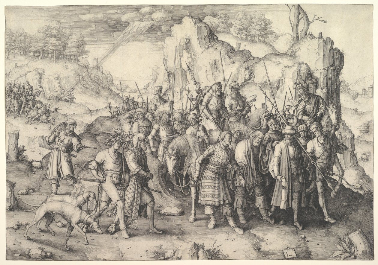Aziz Paul Dönüşümü, 1509. by Lucas van Leyden