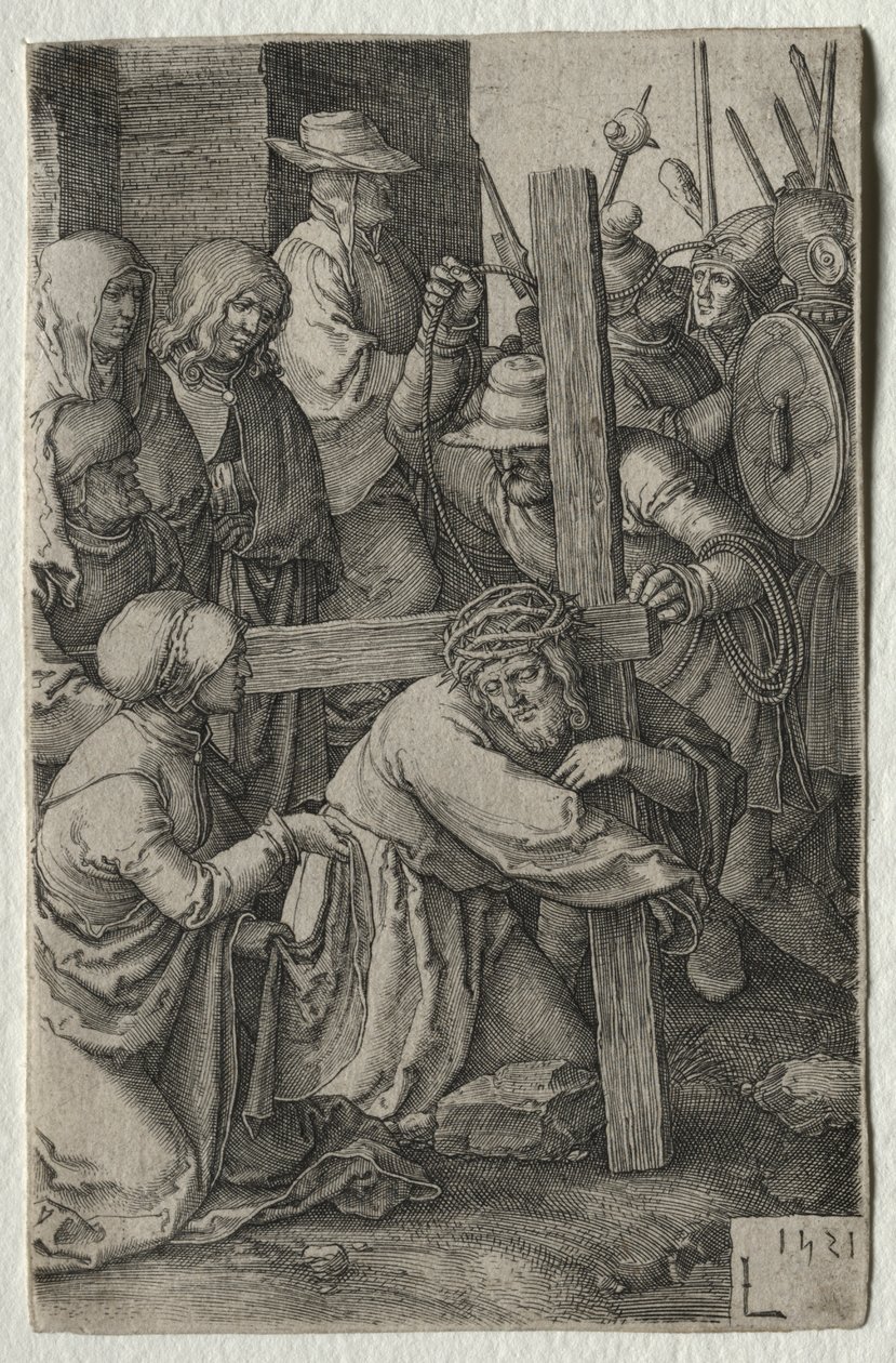 Tutku: Çarmıhı Taşıyan İsa by Lucas van Leyden