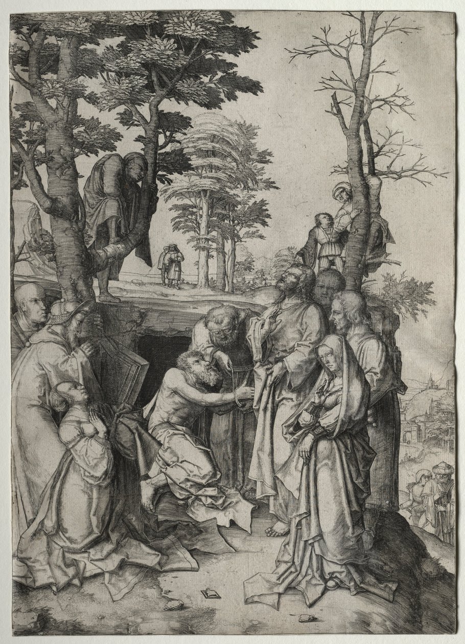 Lazarus'un Yükselişi, 1508'e kadar. by Lucas van Leyden