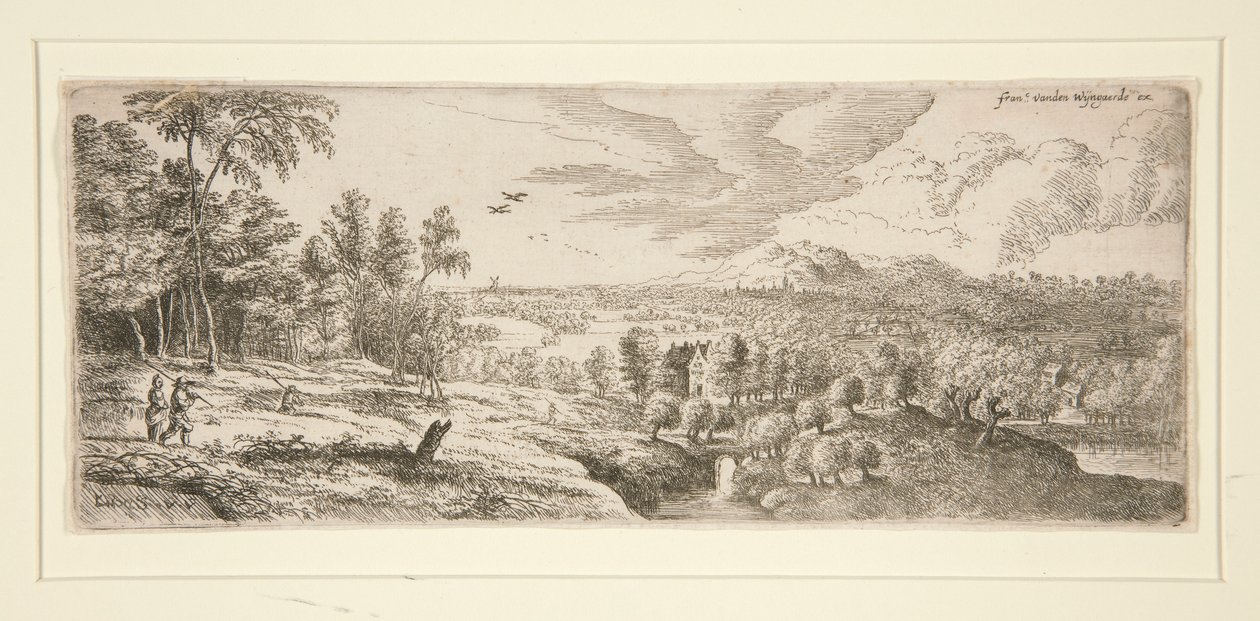 Bir nehre bakan ormanlar by Lucas van Uden