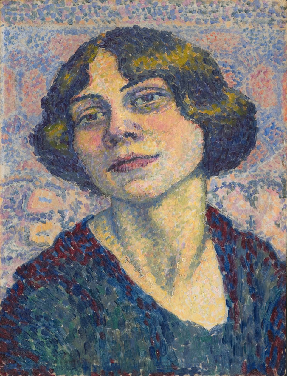 Otoportre, c.1905-10 (panel üzerine yağlı boya) by Lucie Cousturier