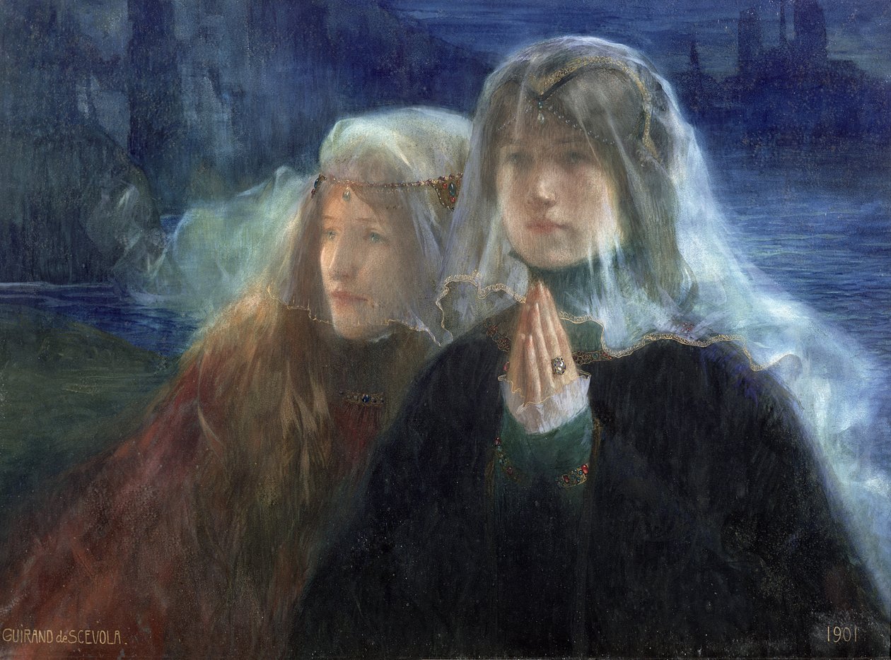 peçeli kadın by Lucien Guirand de Scevola
