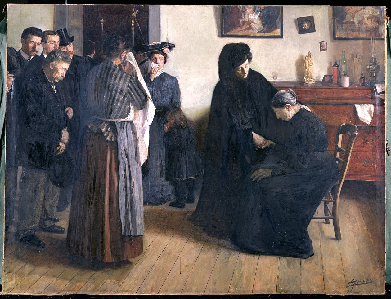 Teselli (tuval üzerine yağlı boya) by Lucien Hector Jonas