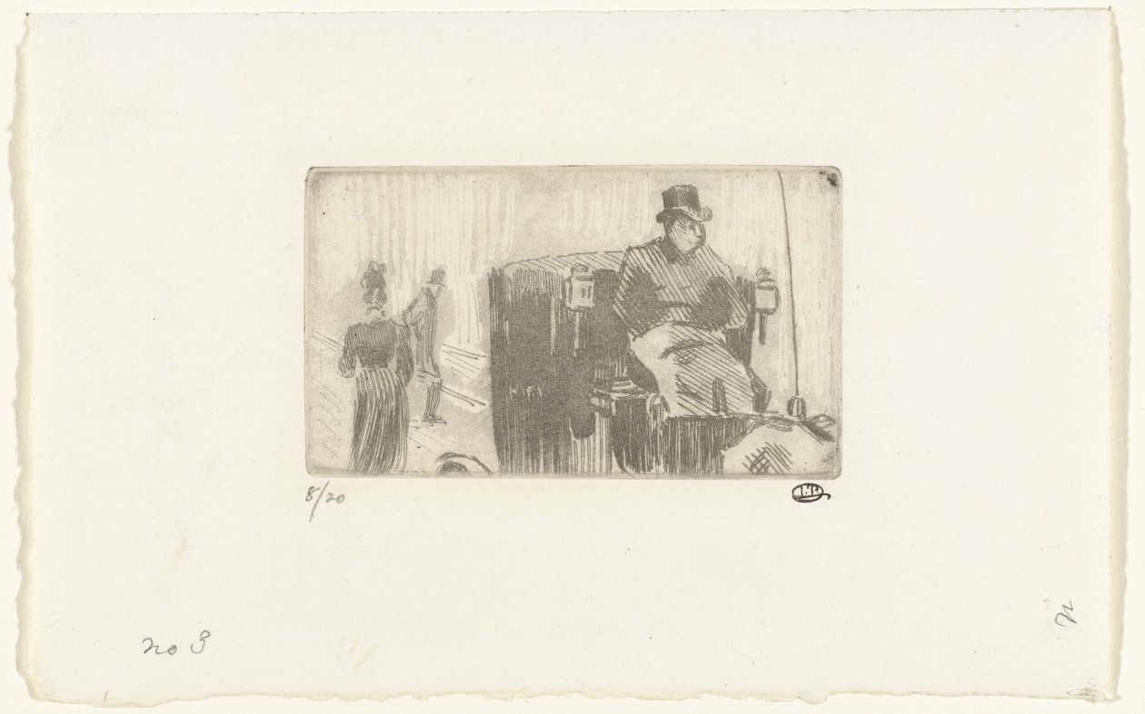 Yağmurda taşıma by Lucien Pissarro