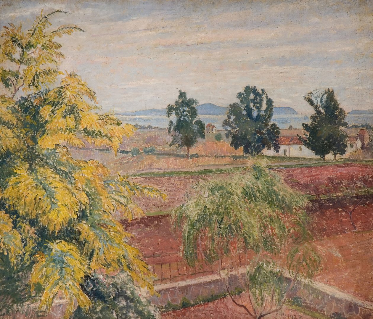 Mimosa Lavendou, 1923. by Lucien Pissarro