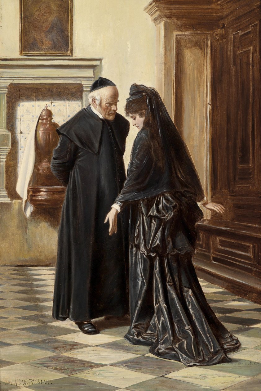 ciddi bir konuşma by Ludwig Passini